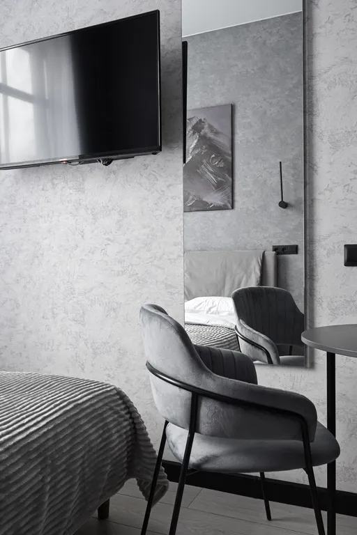 Квартира Квартира Студия в ЖК Park Side в монохромном стиле №1 — Санкт-Петербург