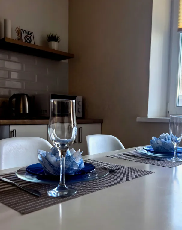 Уютная двухкомнатная квартира с дизайнерским ремонтом