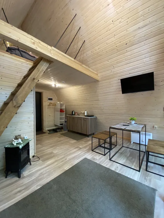 Комфортный дом Афрейм, в лесу, на семейной ферме Ак Су