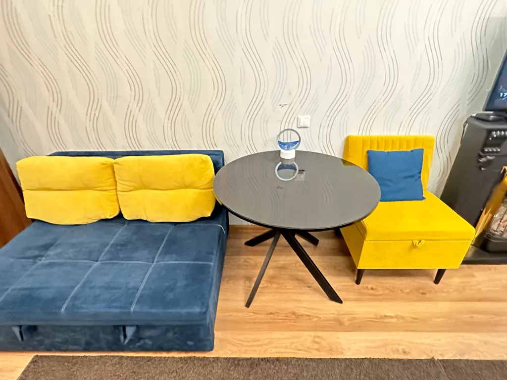 Студия с камином и кондиционером