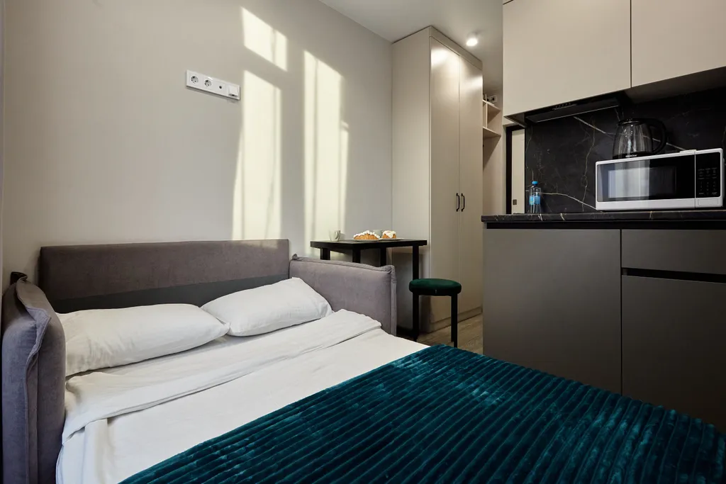 Квартира Апартаменты в ЖК Резидент с балконом — Адлер