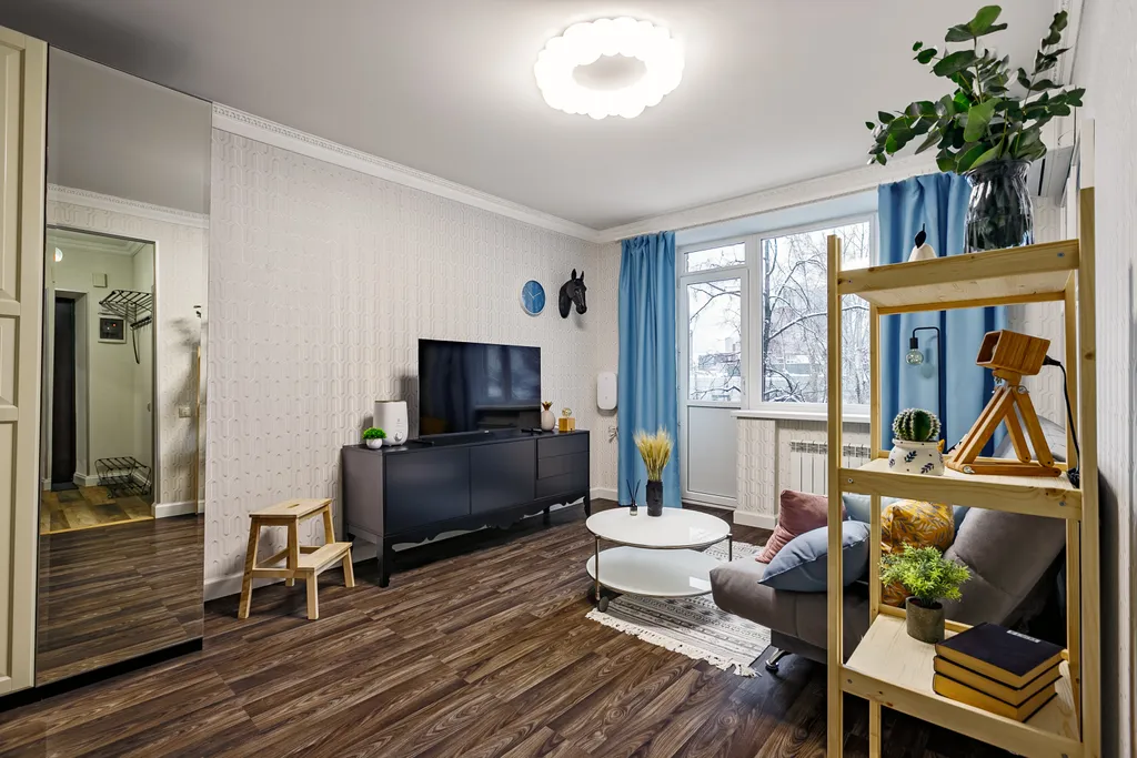 Квартира Квартира Belorusskaya railway station cozy apartment with parking — Москва