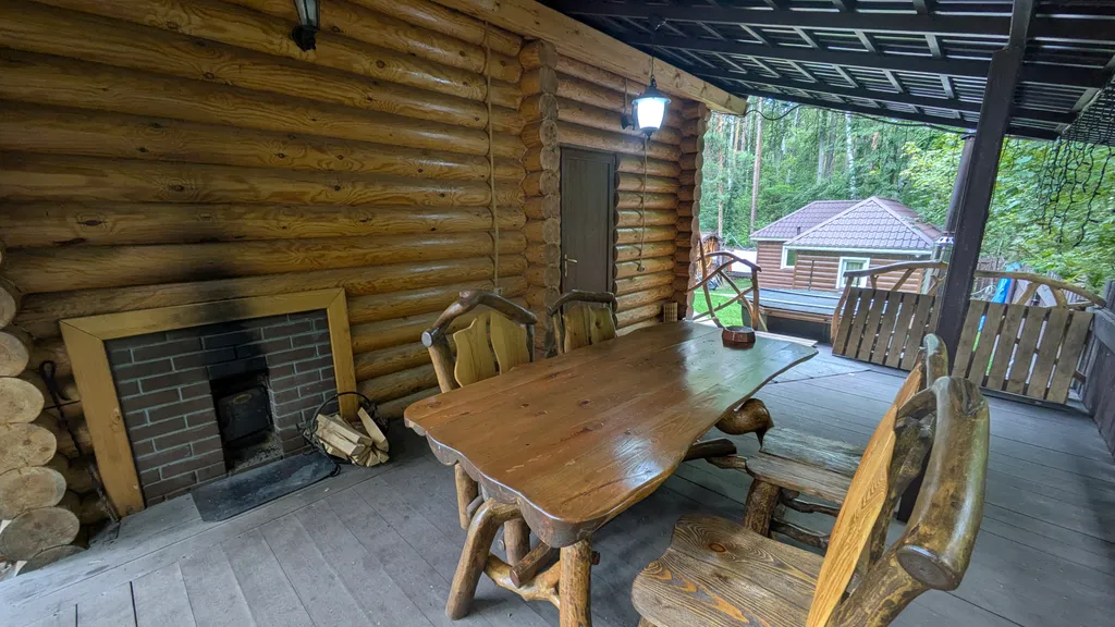 Деревянный дом в лесу с сауной в Мари Эл