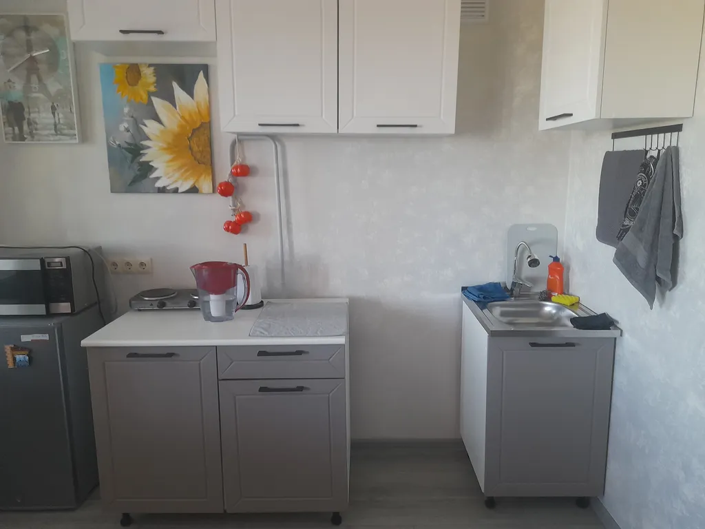 Студия с красивым видом