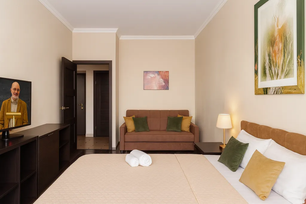 Уютная 1-комнатная квартира ЖК 9/18 возле Ледовой Арены