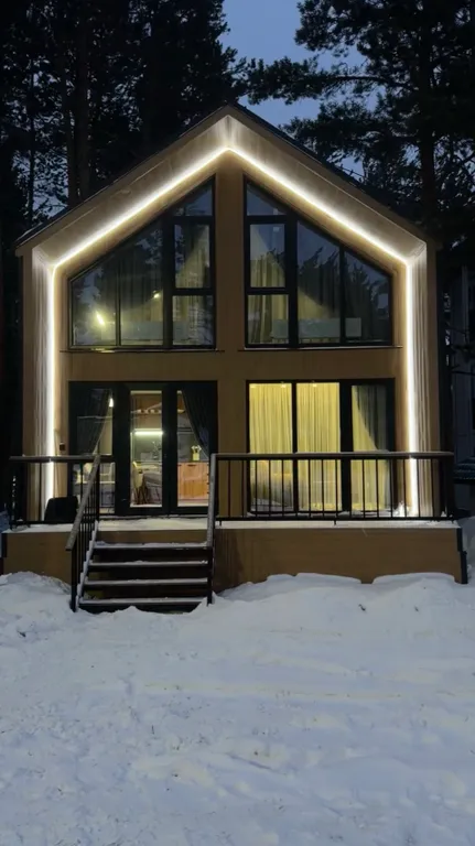 Гостевой дом Twin peaks в стиле barnhouse у подъемника