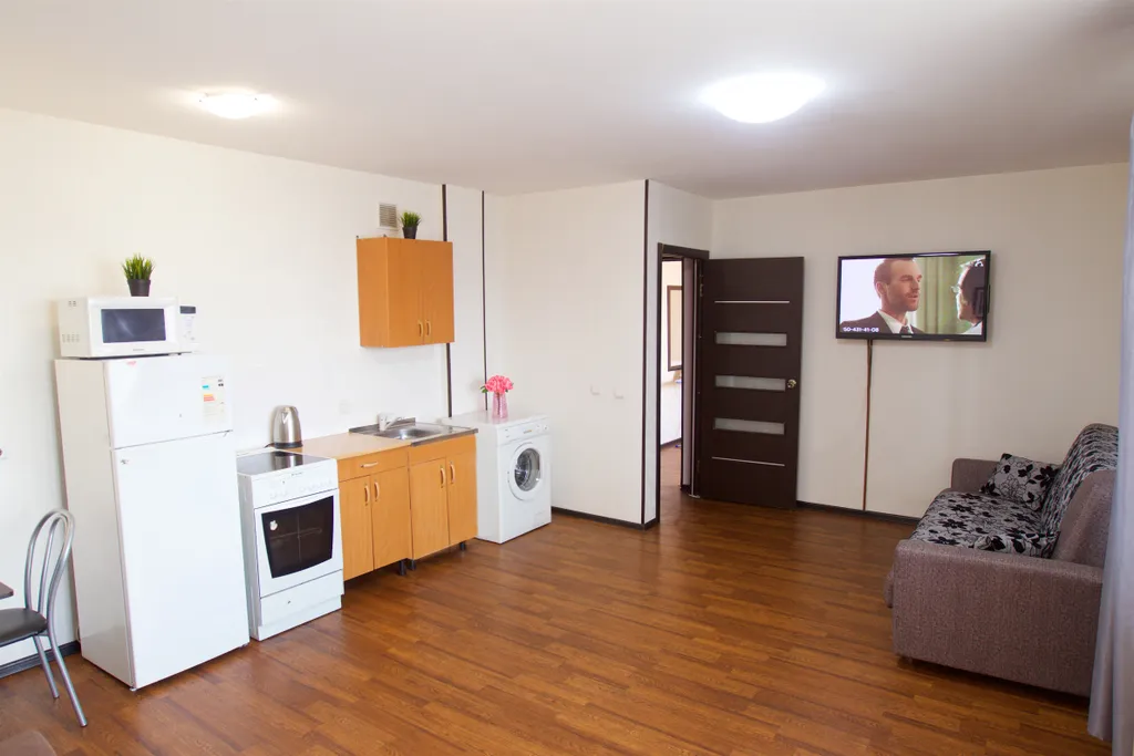 Квартира Квартира Прекрасная студия рядом с ТРЦ Планета для 6 гостей — Красноярск