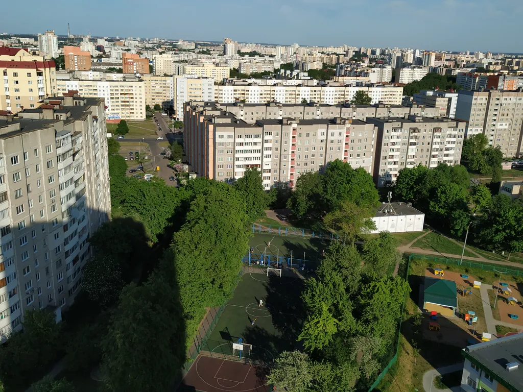 Квартира Большая 2-комнатная с шикарным видом около Вокзала — Минск