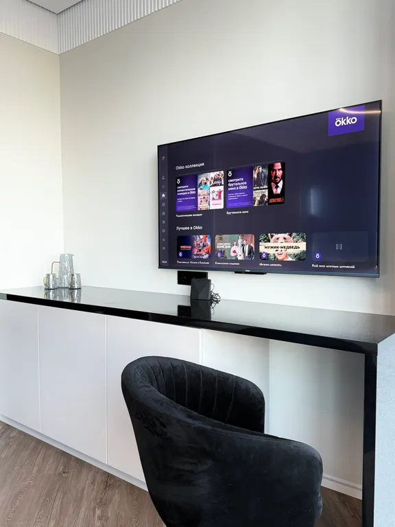 Новые апартаменты-студия на Тверской с потрясающий видом на центр Москвы