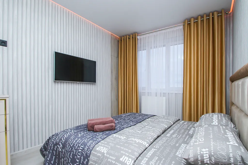 Просторная 1 комнатная квартира с 2 раздельными спальными местами