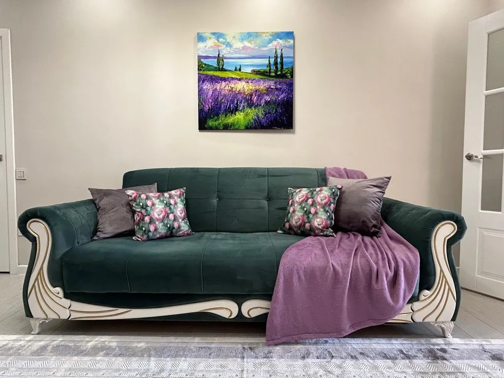 Квартира Трехкомнатные апартаменты Лавандовая гавань в самом центре Алматы — аренда посуточно в Алматы