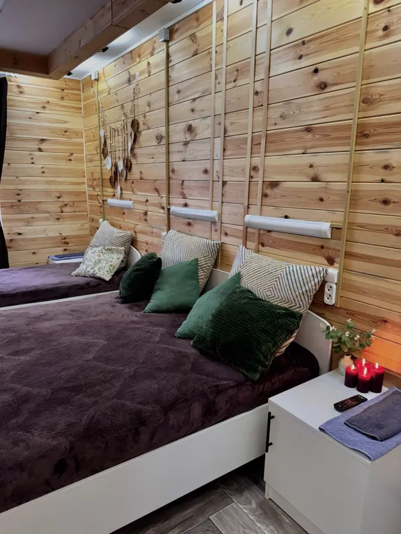 Дизайнерская квартира в деревенском доме в центре города