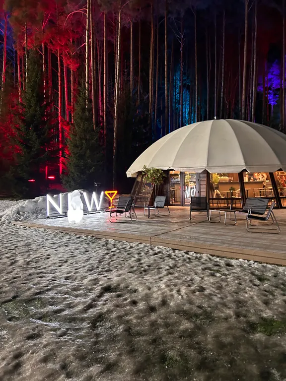 Лисья нора с сауной и террасами