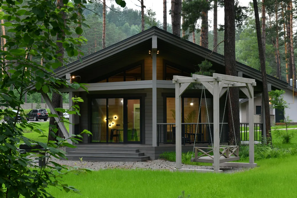 Коттедж Новый шале в горах Алтая — аренда посуточно в Манжерок