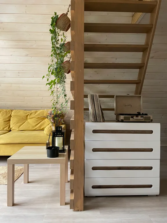 A-frame с банным чаном на берегу водоёма