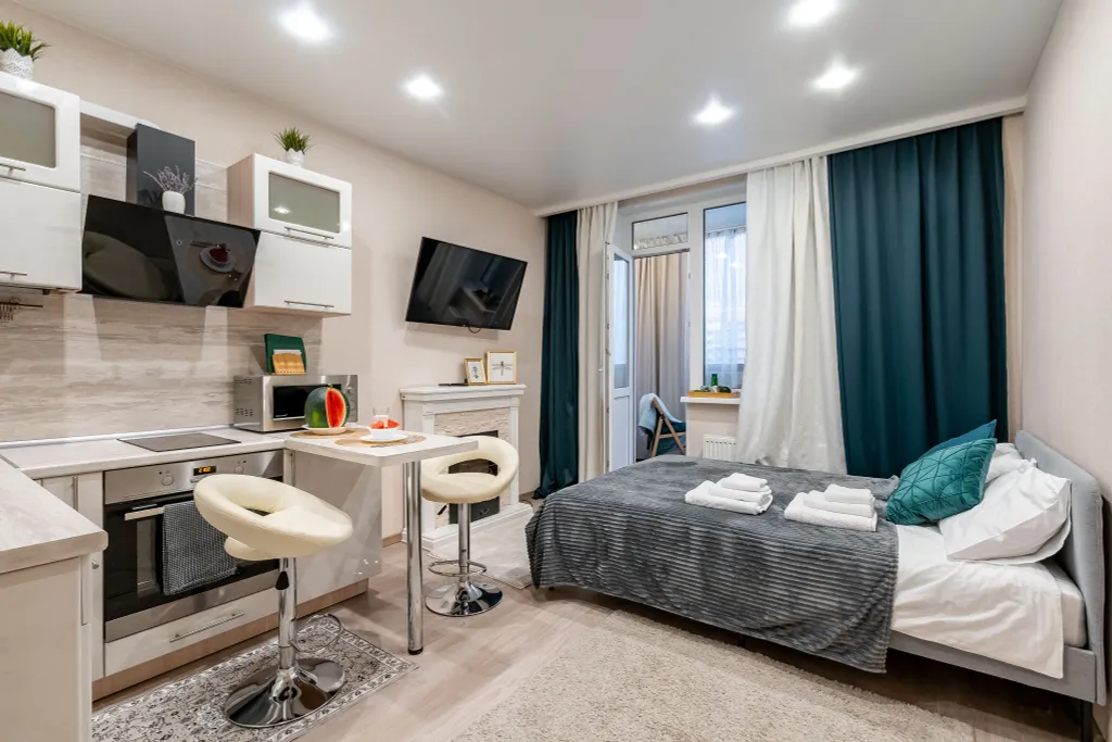 Квартира Студия для двоих — аренда посуточно в Мурино