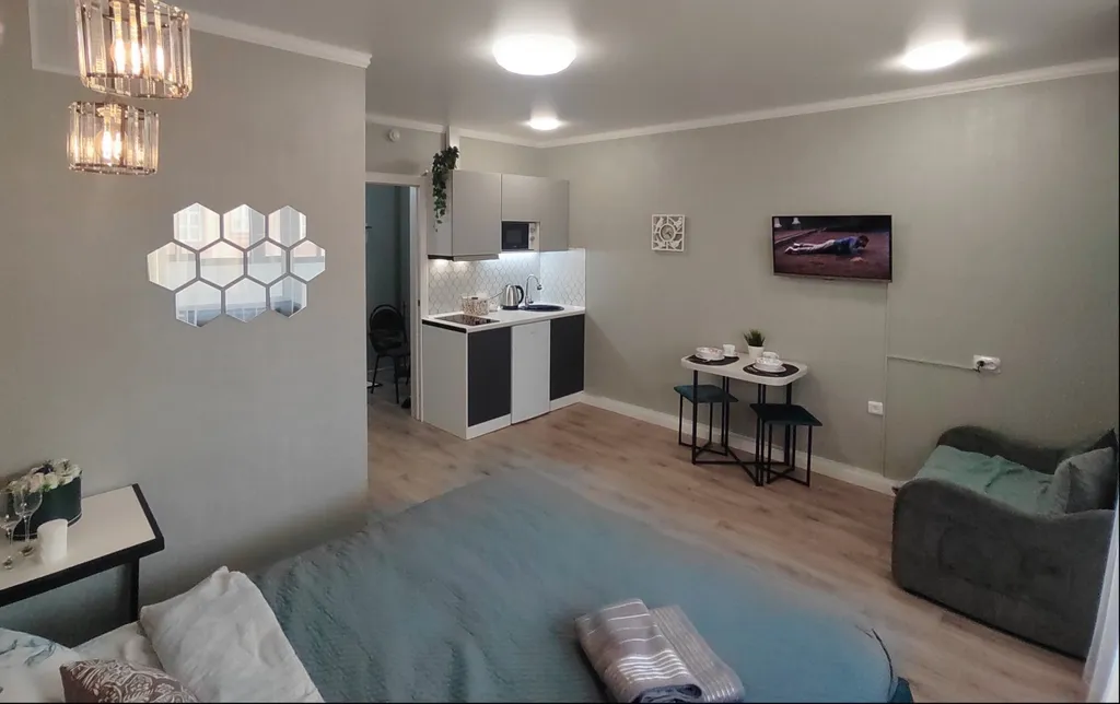 Студия Five Sun c видом на Парк Победы