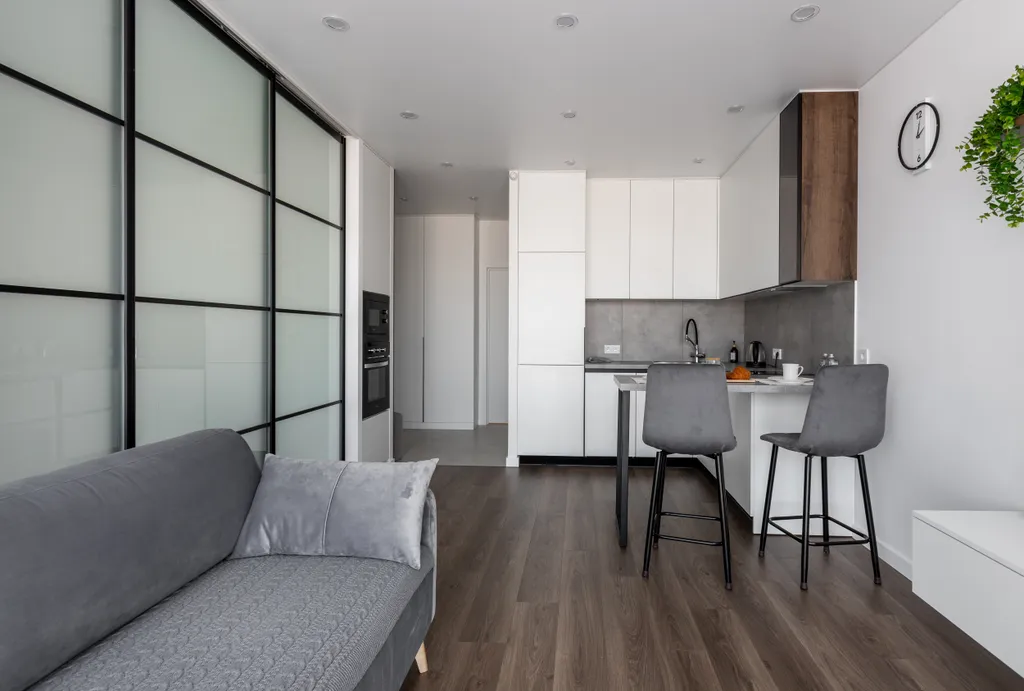 Современный апартамент с видом на Национальную библиотеку