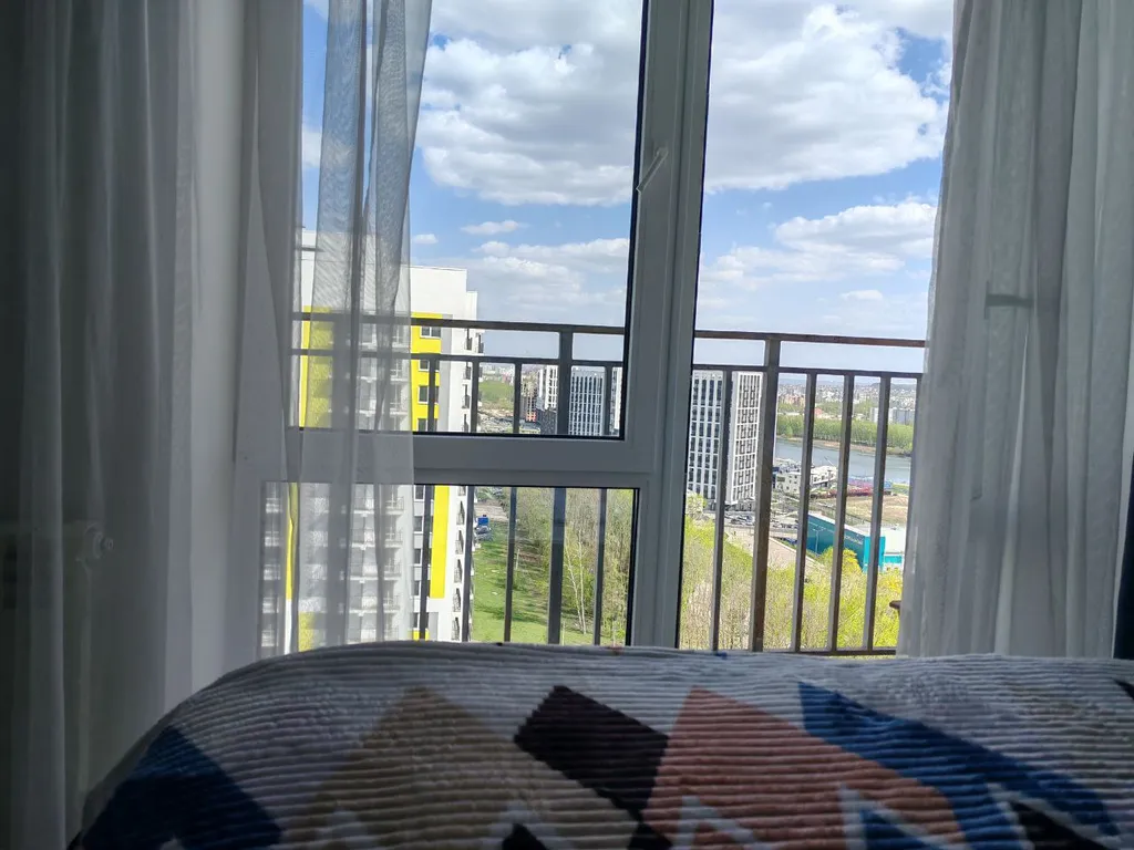 Студия удобная видовая с балконом рядом с М5 без проблем с парковкой