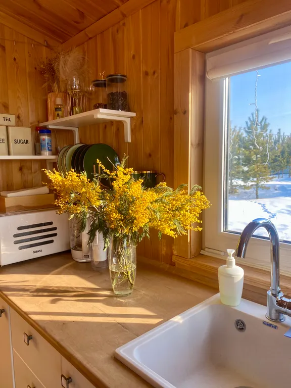 Домик с чаном и сауной