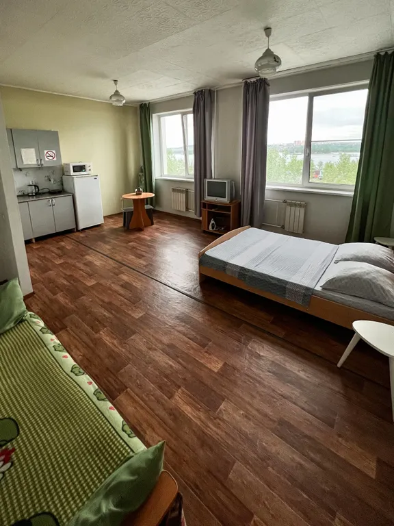 Студия на берегу Ангары с видом на набережную