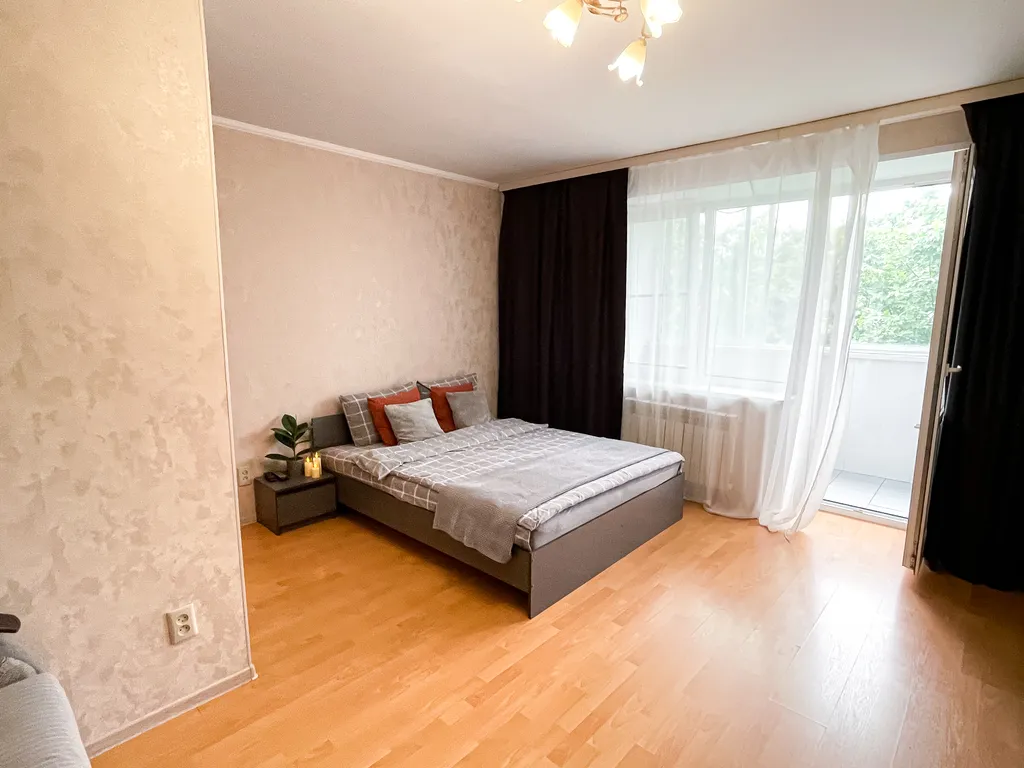 Уютная однокомнатная квартира с лоджией