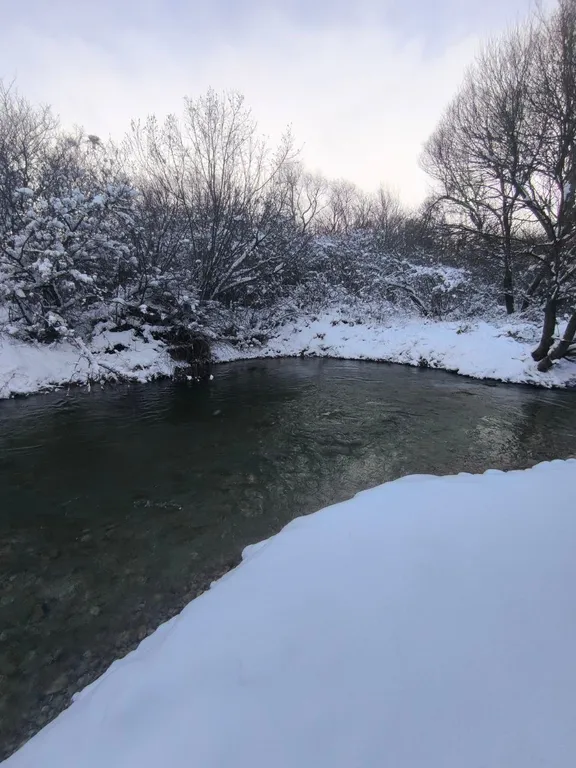Уютный эко-дом у горной речки