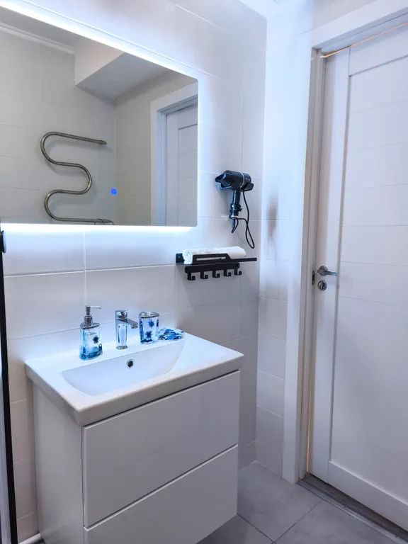 Квартира Квартира Новая просторная студия с панорамным видом на реку и лесопарк — Санкт-Петербург