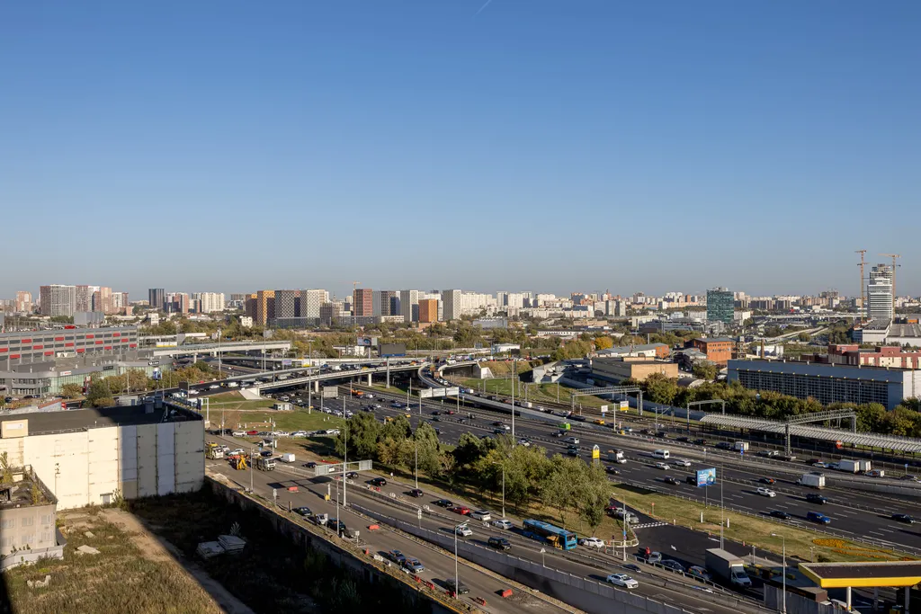 Квартира Квартира Студия с видом на город в жк Метрополия — Москва