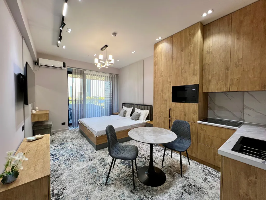 Апартаменты-студия на небоскрёбе U-tower 56