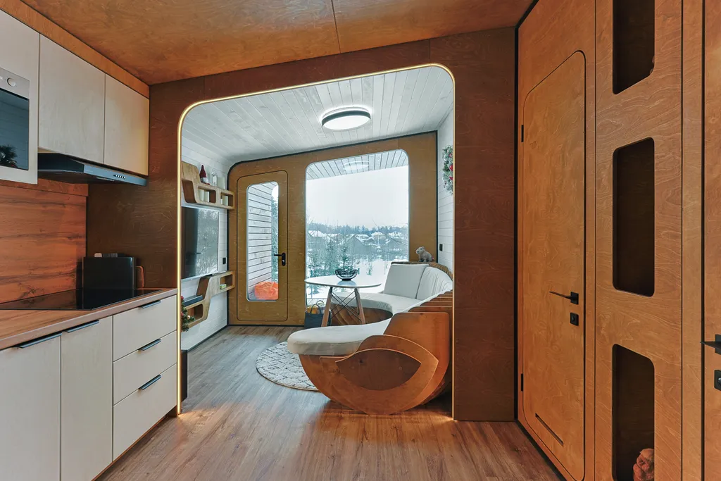 Коттедж Дизайнерский коттедж Бари с уличной купелью Фурако возле леса — Истра