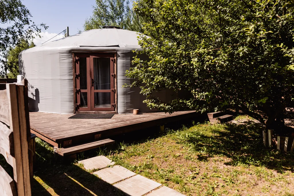 Современная круглогодичная Юрта со всеми удобствами рядом с Коломной