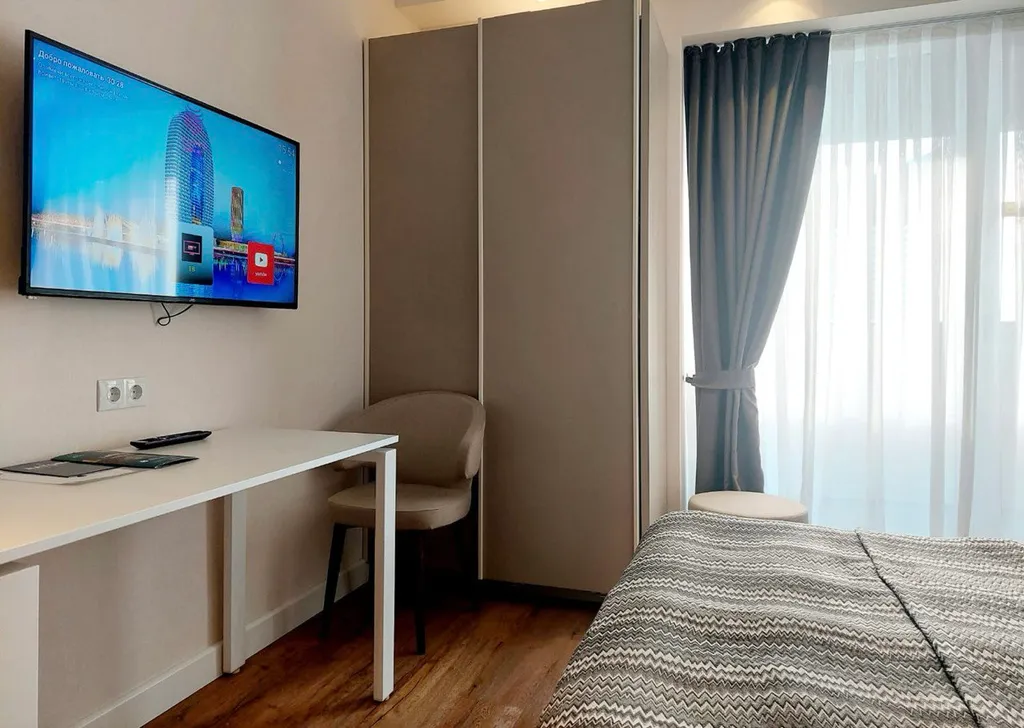 Квартира Квартира Апартамент с видом на первой линии моря в 5* Апарт-отеле — Батуми