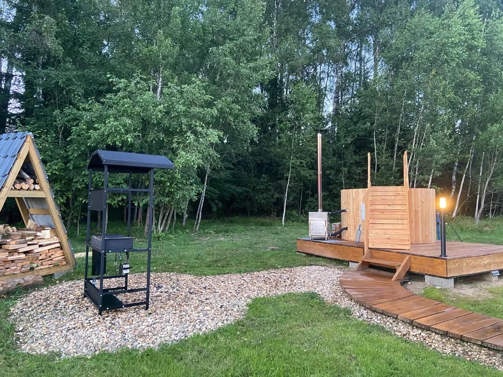 Дом с баней на Рузском водохранилище