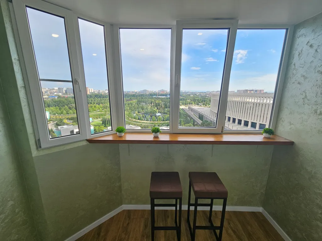 Квартира Уютная квартира с видом на парк Галицкого и стадион Краснодар — Краснодар