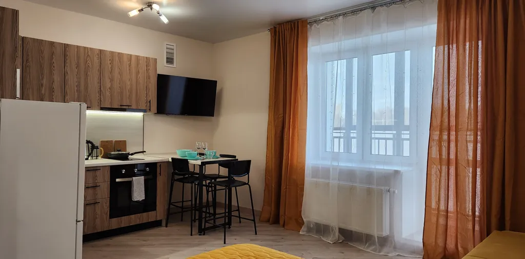 Квартира Квартира Cтудия Wooden apart для 1-4 гостей в 5 минутах пешком от метро Горки — Казань