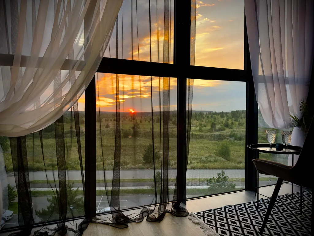 Современная квартира в новом районе вдали от шумных дорог и толп людей