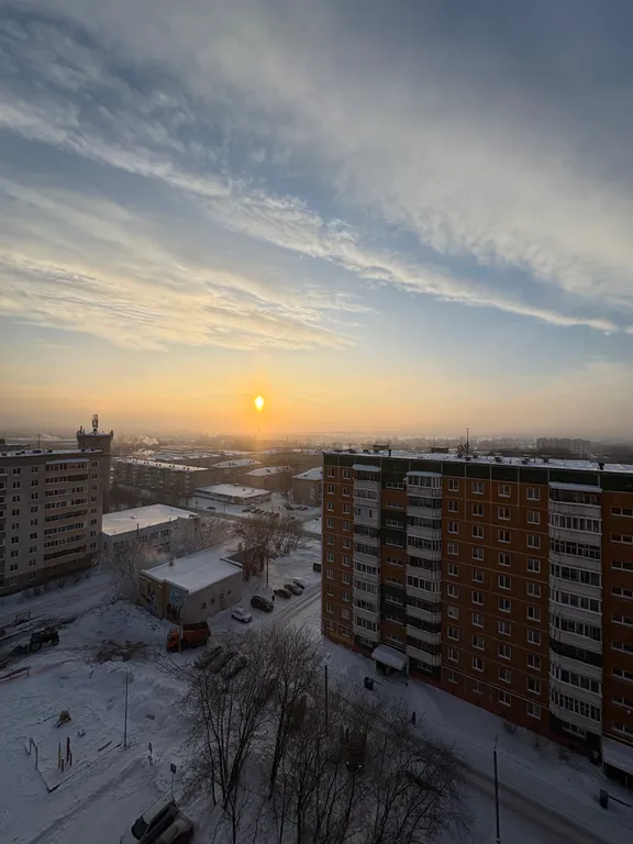 Уютная квартира с прекрасным видом на город и Каму