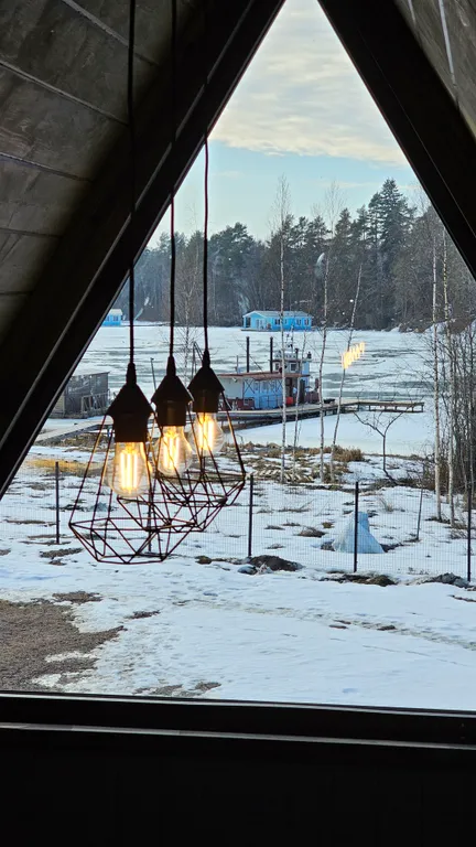 Дом А-Фрейм с террасой №5