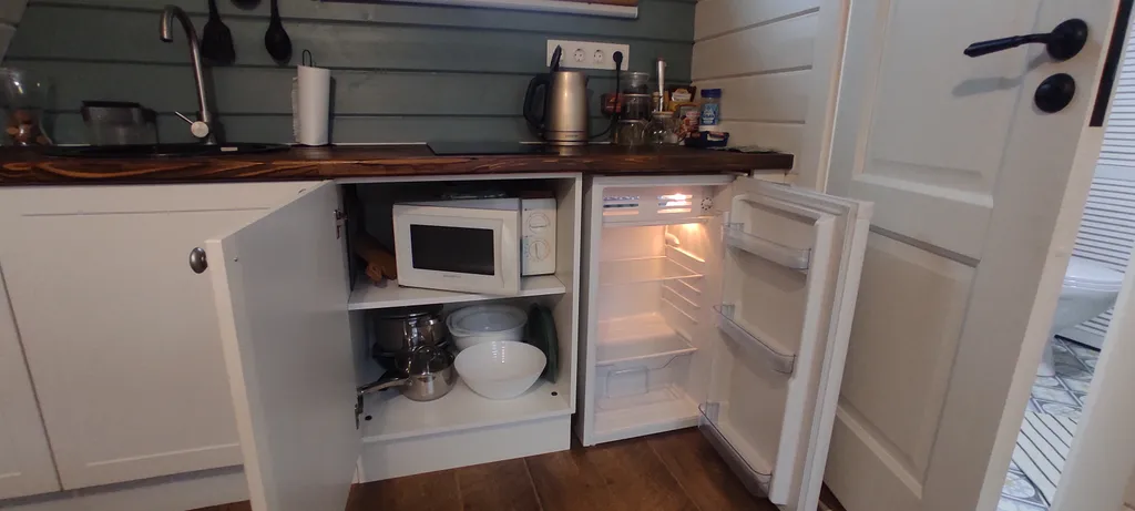 A-frame домик у леса