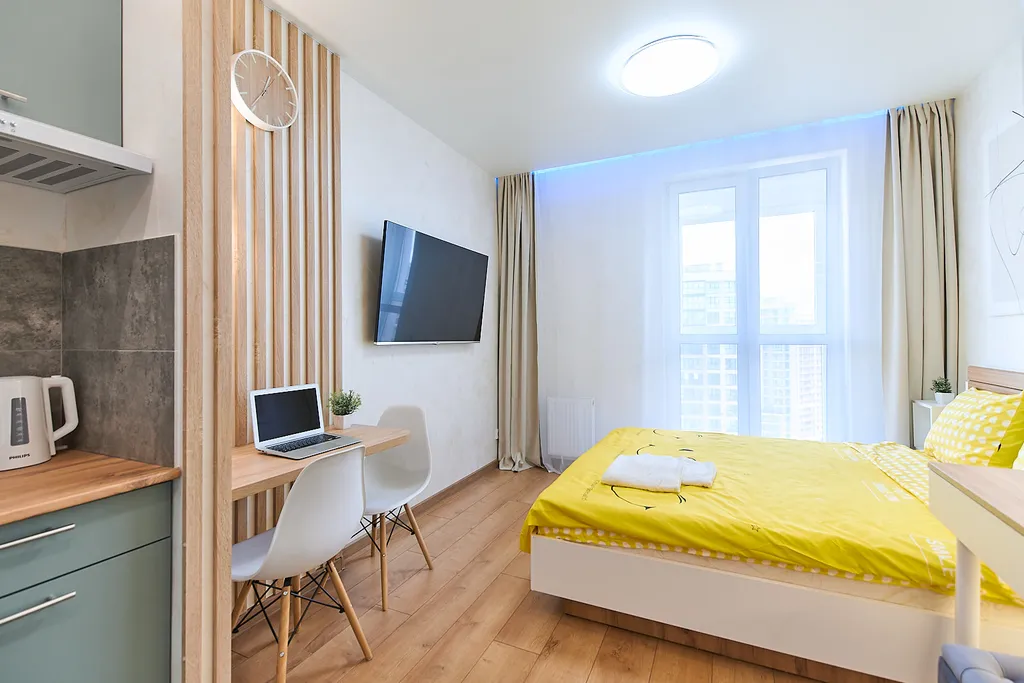 Стильная уютная студия Beijing с кондиционером в ЖК Minsk World