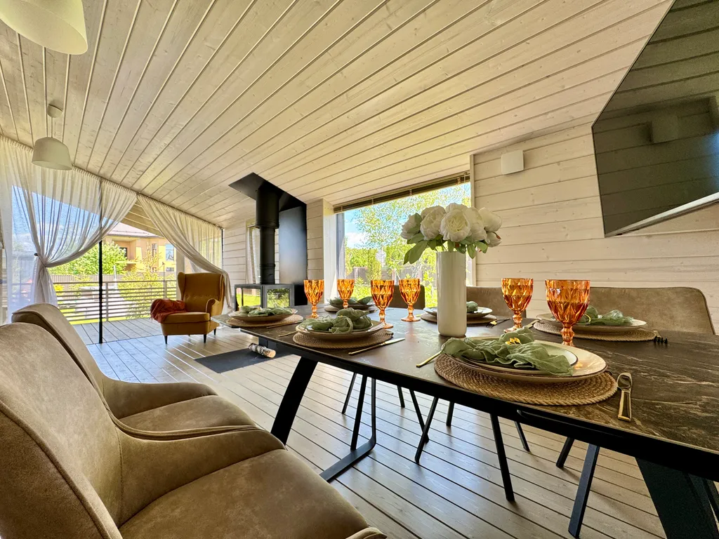 Коттедж Дом с камином, баней и чаном Kellek в Подмосковье — аренда посуточно в Чехов