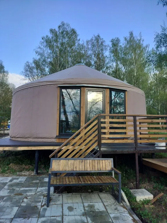 Коттедж Уникальная современная юрта с максимальными удобствами — аренда посуточно в Жуков