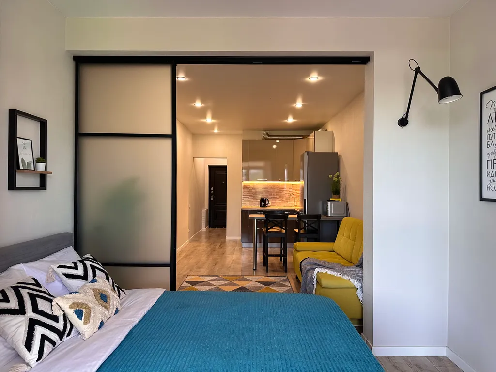 Уютная квартира с видом на море и горную реку в ЖК Солнечный Дагомыс