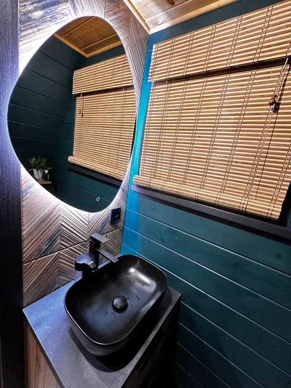 Darhaus домик с чаном в лесу