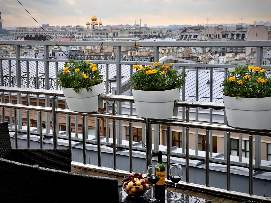 Апартаменты с собственной террасой на крыше