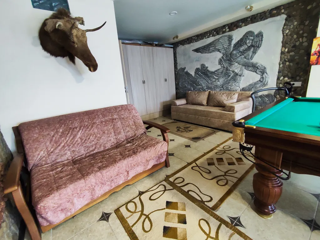 Шикарный дом с сауной и бильярдом.