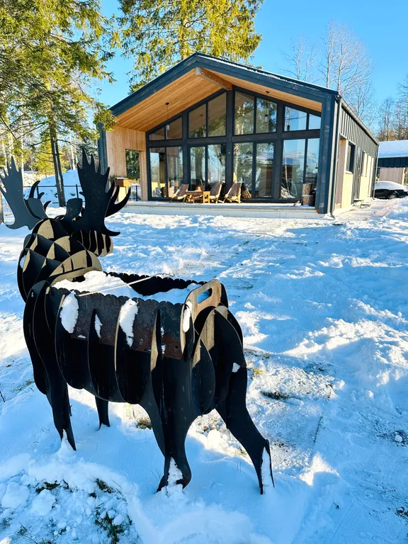 Коттедж Новые зимние дома в 5 минутах от главных горнолыжных курортов — Коробицыно