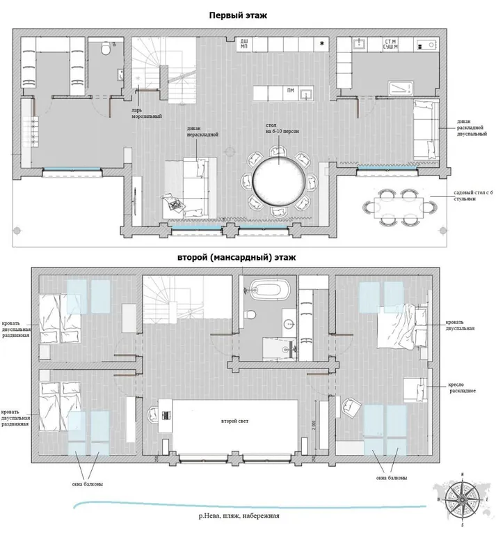 Аренда дома на Неве в 30 минутах от Петербурга в Песках