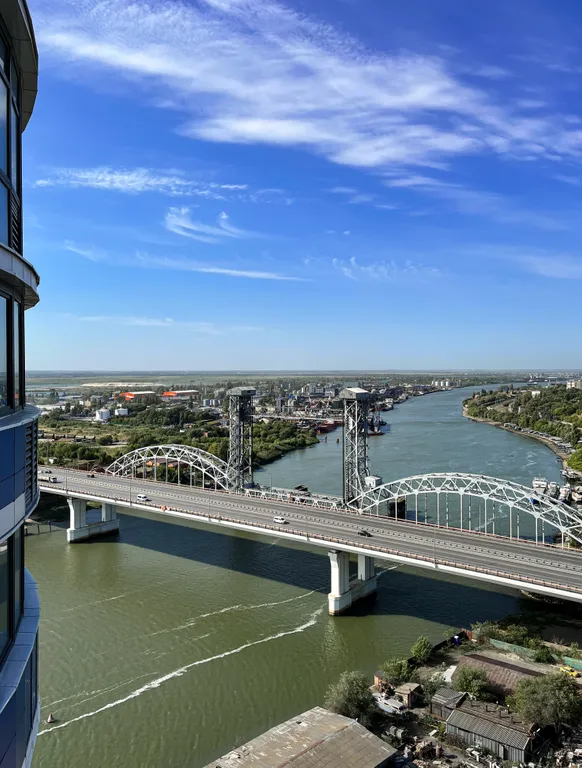 Студия на 24 этаже с видом на Дон